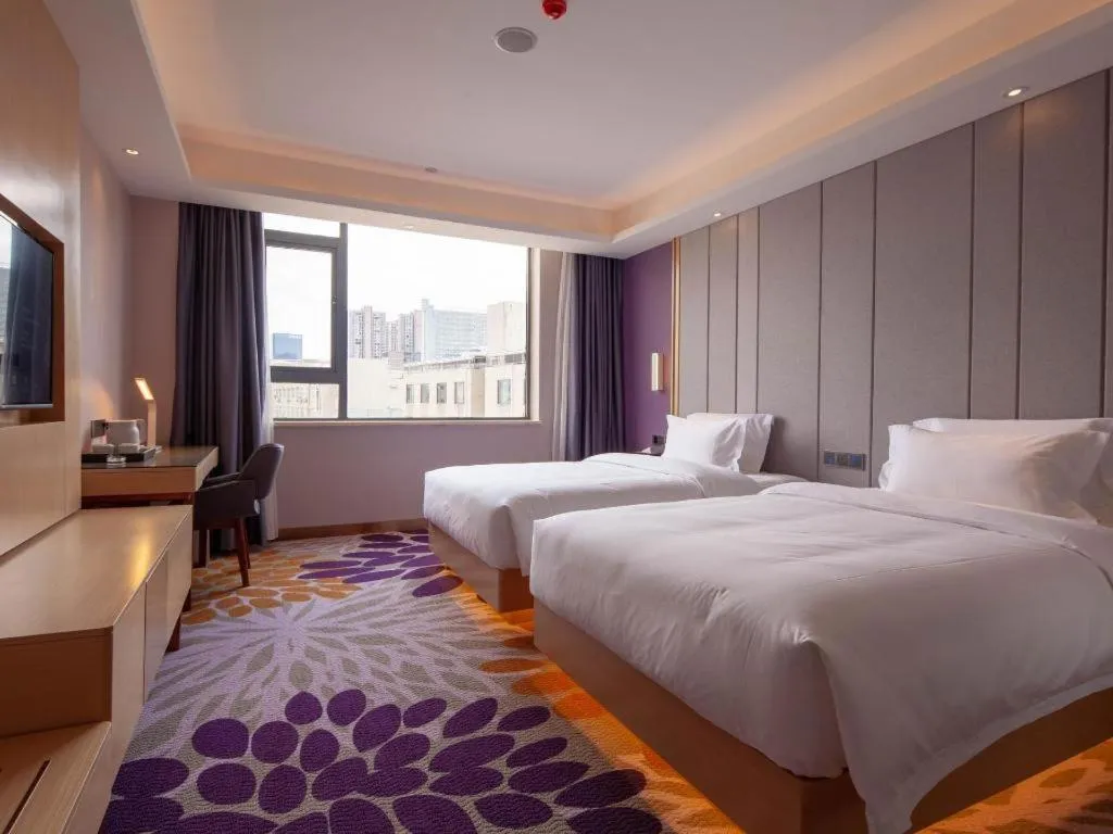 Bed in Lavande Hotel Changsha South High-speed Railway Station Xiyingmen