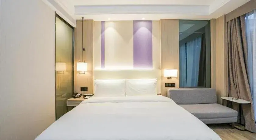Bed in Lavande Hotel Nanchong Xihua Shida Bed in Lavande Hotel Nanchong Xihua Shida