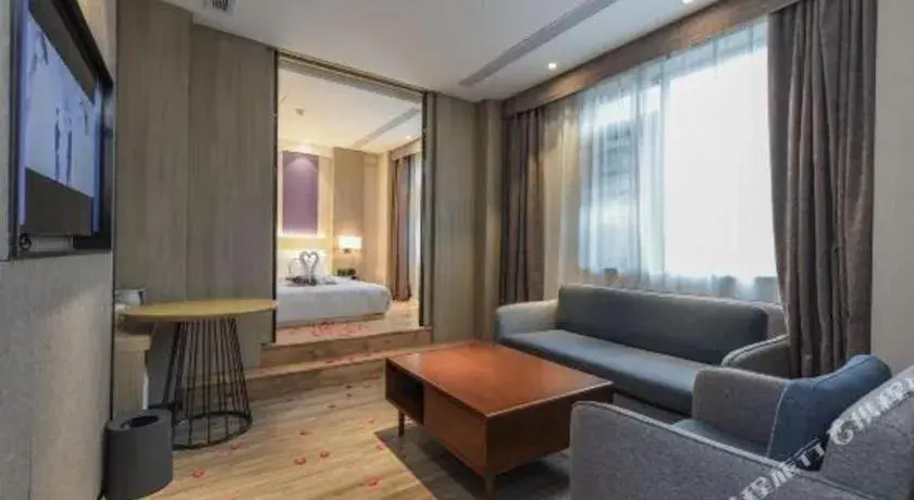 Bed in Lavande Hotel Nanchong Xihua Shida Bed in Lavande Hotel Nanchong Xihua Shida