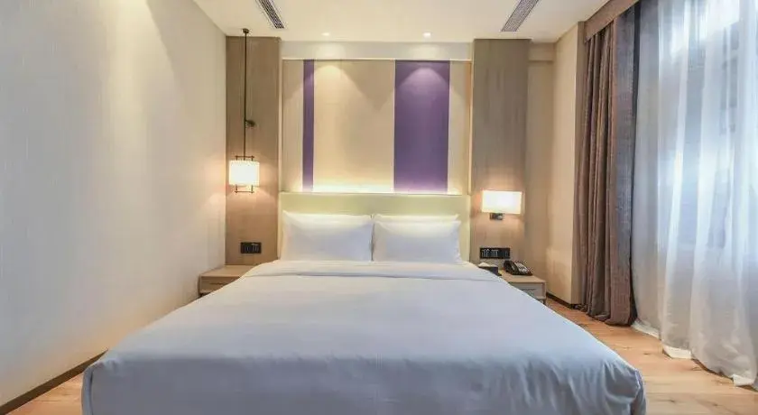 Bed in Lavande Hotel Nanchong Xihua Shida Bed in Lavande Hotel Nanchong Xihua Shida