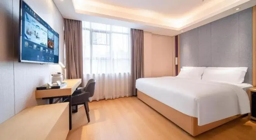 Bed in Lavande Hotel Guangzhou Zoo Huanghuagang Metro Station Bed in Lavande Hotel Guangzhou Zoo Huanghuagang Metro Station