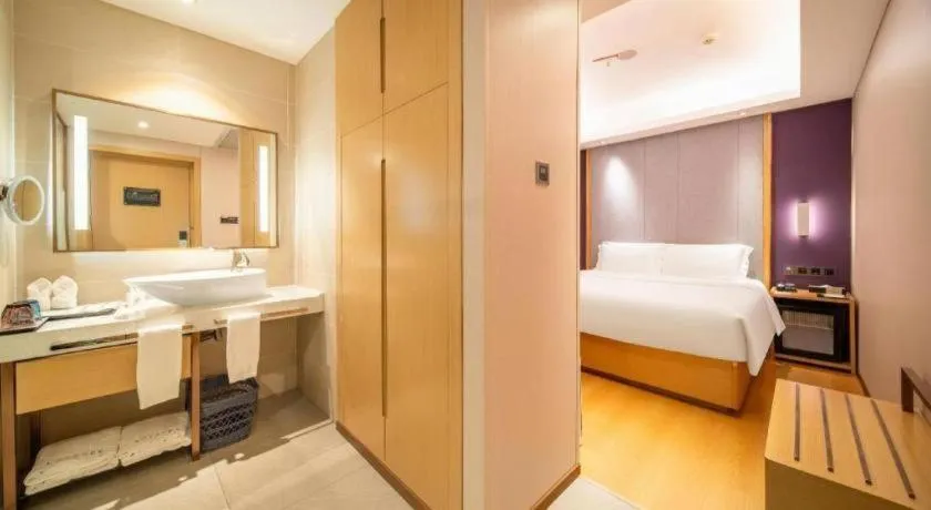 Bed in Lavande Hotel Guangzhou Zoo Huanghuagang Metro Station