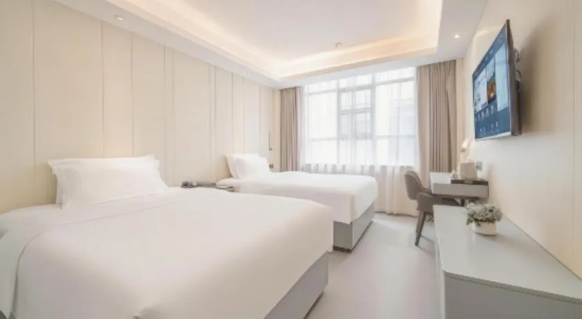 Bed in Lavande Hotel Guangzhou Zoo Huanghuagang Metro Station