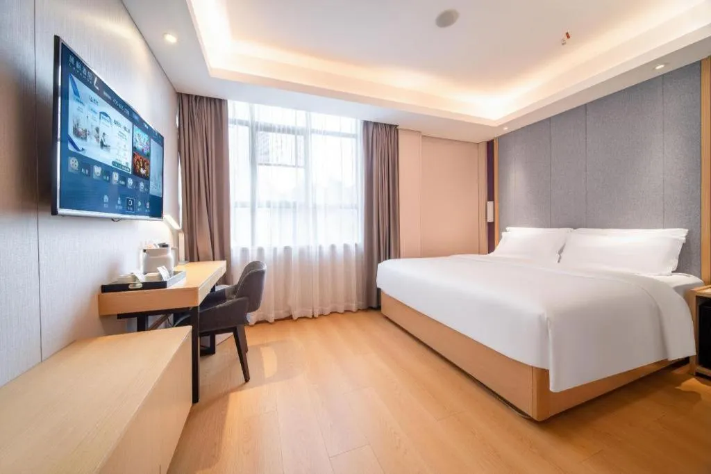 Bed in Lavande Hotel Guangzhou Zoo Huanghuagang Metro Station