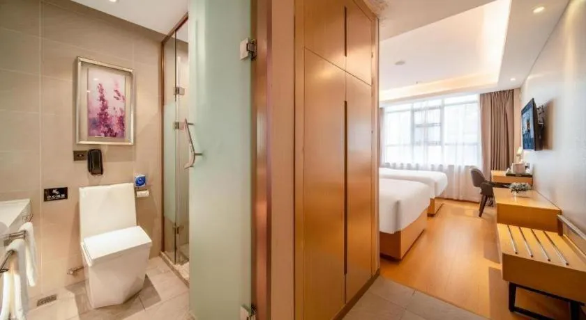 Bed in Lavande Hotel Guangzhou Zoo Huanghuagang Metro Station