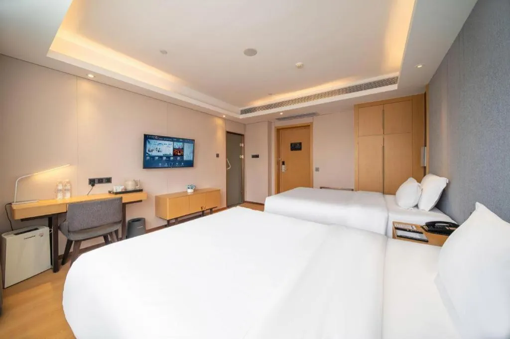 Bed in Lavande Hotel Guangzhou Zoo Huanghuagang Metro Station