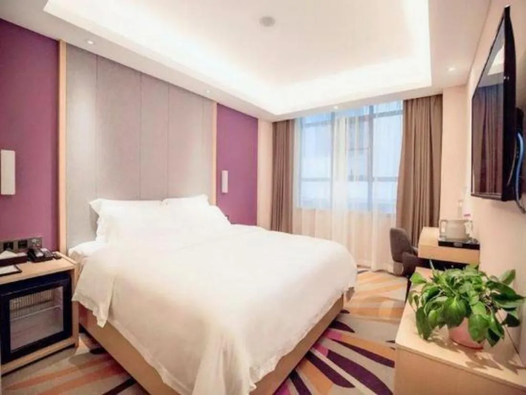Bed in Lavande Hotel Guangzhou Zoo Huanghuagang Metro Station