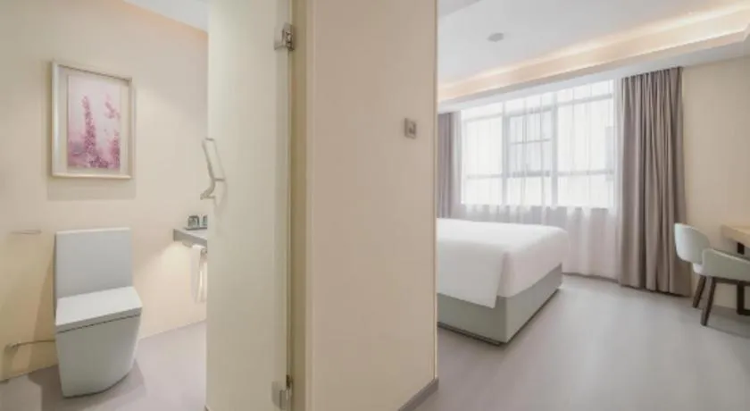 Bed in Lavande Hotel Guangzhou Zoo Huanghuagang Metro Station