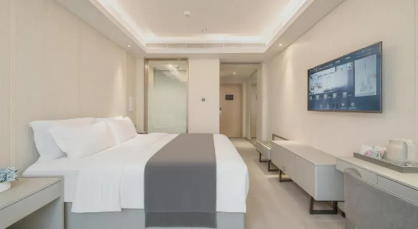 Bed in Lavande Hotel Guangzhou Zoo Huanghuagang Metro Station