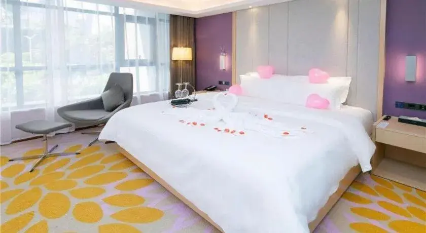 Bed in Lavande Hotel Shenzhen Jingtian Metro Station Bed in Lavande Hotel Shenzhen Jingtian Metro Station