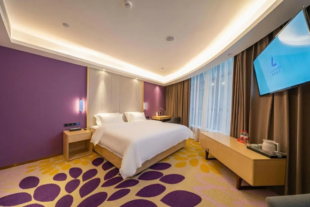 Bed in Lavande Hotel Shenzhen Jingtian Metro Station