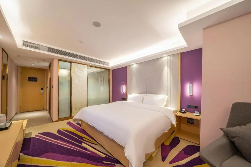 Bed in Lavande Hotel Shenzhen Jingtian Metro Station