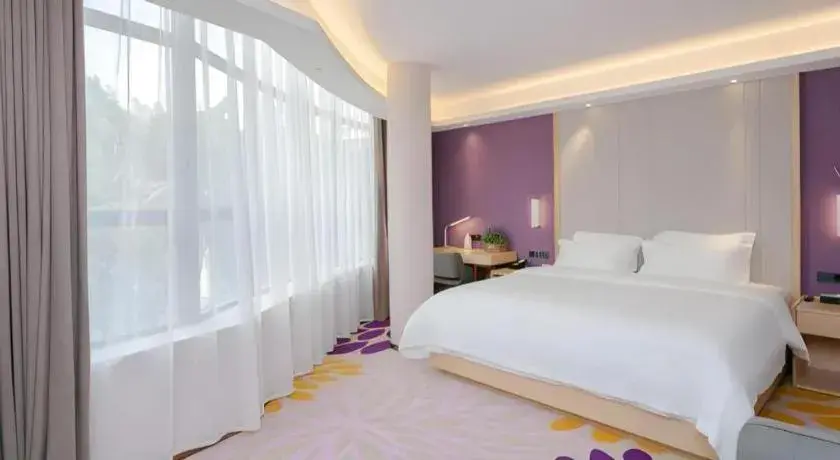 Bed in Lavande Hotel Shenzhen Jingtian Metro Station Bed in Lavande Hotel Shenzhen Jingtian Metro Station
