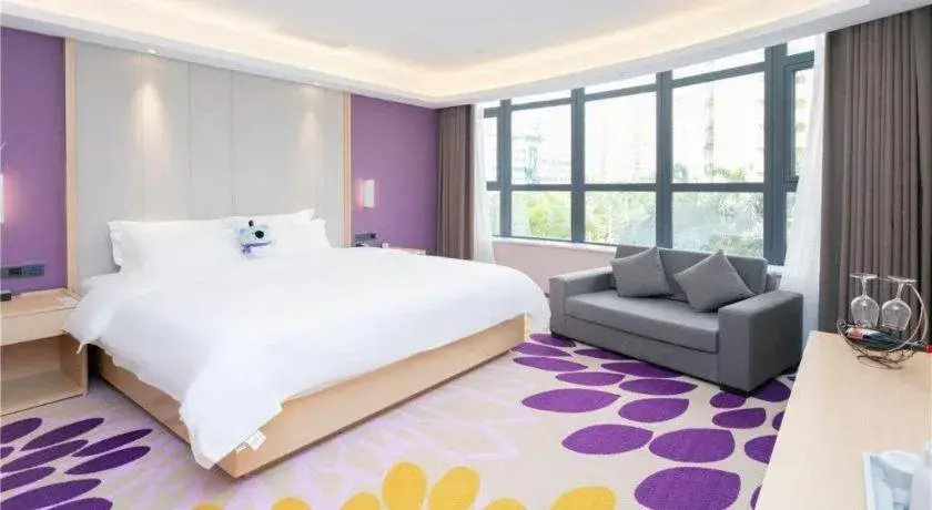 Bed in Lavande Hotel Shenzhen Jingtian Metro Station Bed in Lavande Hotel Shenzhen Jingtian Metro Station