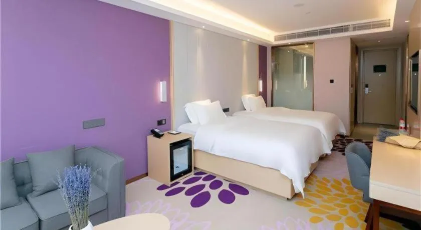 Bed in Lavande Hotel Shenzhen Jingtian Metro Station