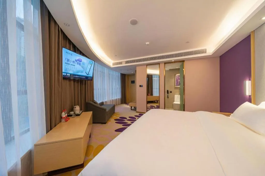 Bed in Lavande Hotel Shenzhen Jingtian Metro Station