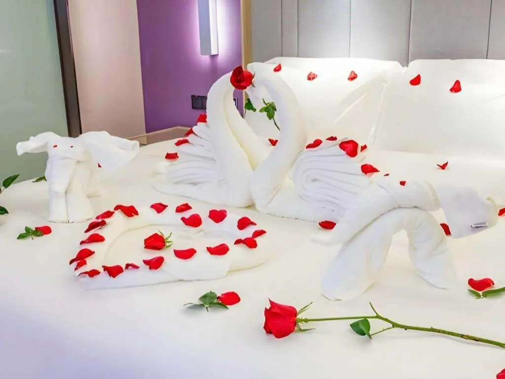 Bed in Lavande Hotel Huizhou Shiwan