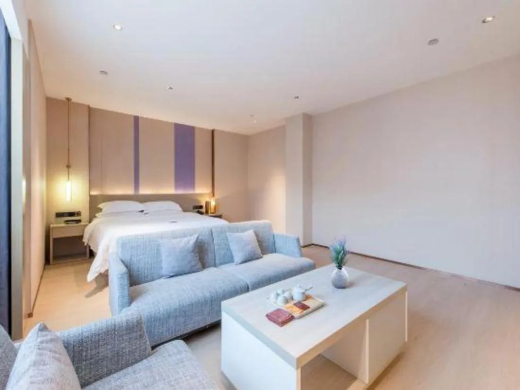 Bed in Lavande Hotel Zhongshan Shiqi Daxinxinduhui North Zhongshan Station