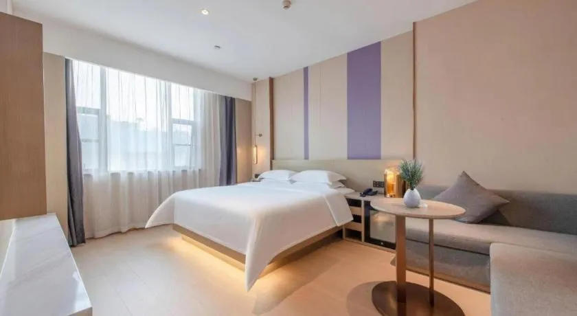 Bed in Lavande Hotel Zhongshan Shiqi Daxinxinduhui North Zhongshan Station