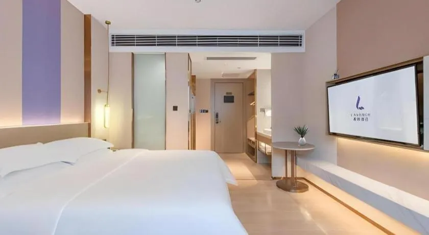 Bed in Lavande Hotel Zhongshan Shiqi Daxinxinduhui North Zhongshan Station