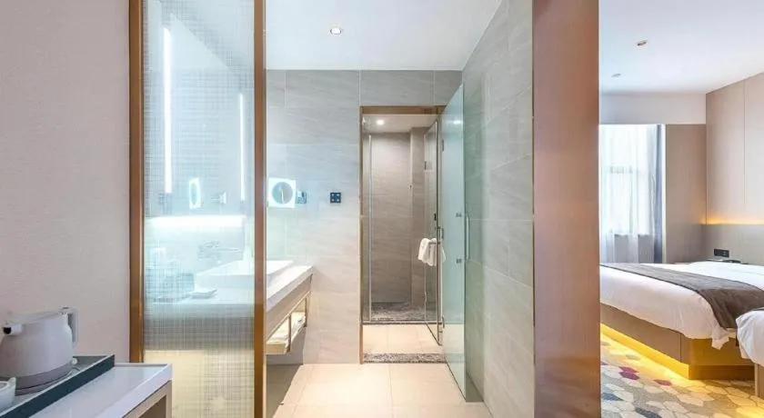 Bed in Lavande Hotel Zhongshan Shiqi Daxinxinduhui North Zhongshan Station