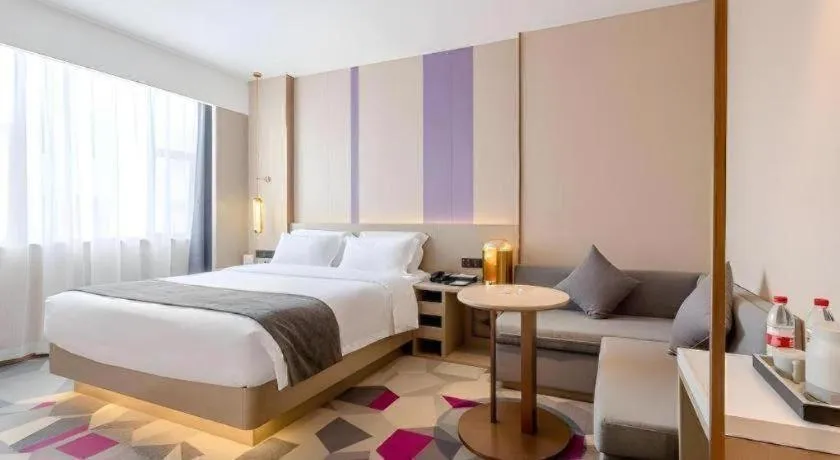 Bed in Lavande Hotel Zhongshan Shiqi Daxinxinduhui North Zhongshan Station