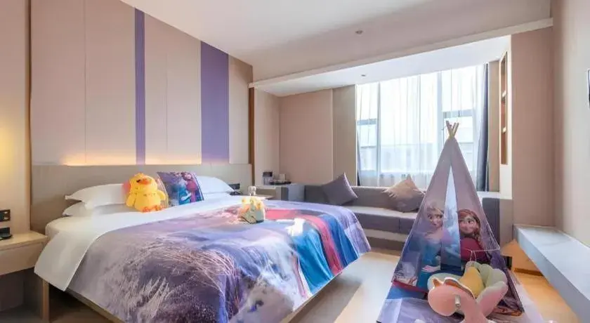 Bed in Lavande Hotel Zhongshan Shiqi Daxinxinduhui North Zhongshan Station Bed in Lavande Hotel Zhongshan Shiqi Daxinxinduhui North Zhongshan Station