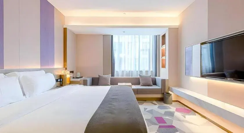 Bed in Lavande Hotel Zhongshan Shiqi Daxinxinduhui North Zhongshan Station Bed in Lavande Hotel Zhongshan Shiqi Daxinxinduhui North Zhongshan Station