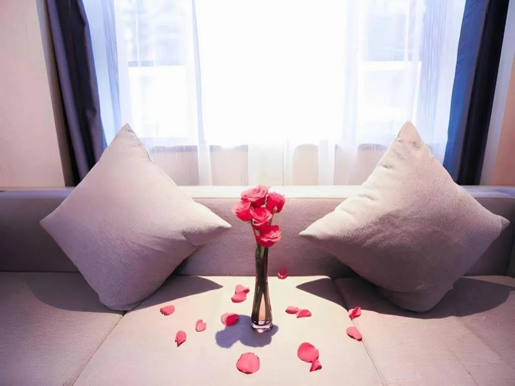 Bed in Lavande Hotel Zhongshan Shiqi Daxinxinduhui North Zhongshan Station