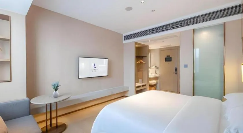 Bed in Lavande Hotel Zhongshan Shiqi Daxinxinduhui North Zhongshan Station