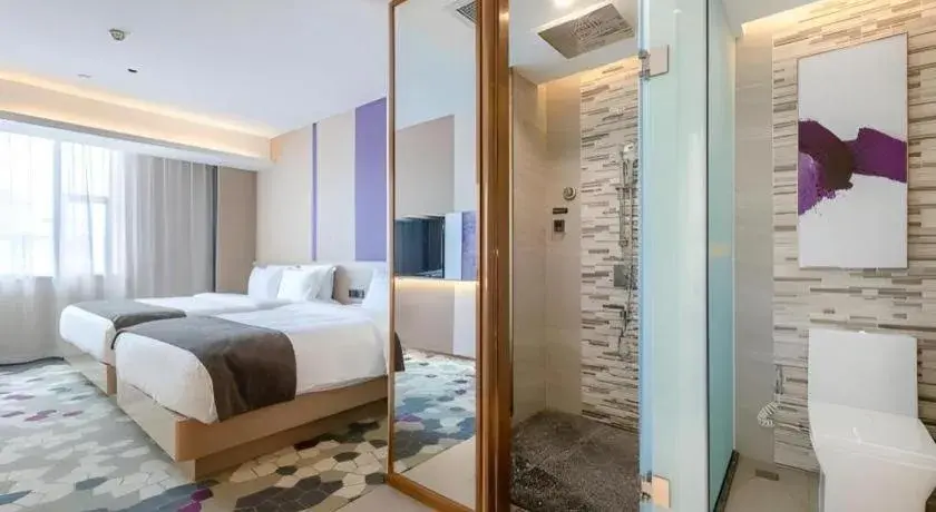 Bed in Lavande Hotel Zhongshan Shiqi Daxinxinduhui North Zhongshan Station Bed in Lavande Hotel Zhongshan Shiqi Daxinxinduhui North Zhongshan Station