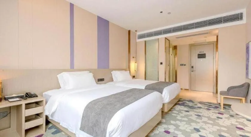 Bed in Lavande Hotel Zhongshan Shiqi Daxinxinduhui North Zhongshan Station