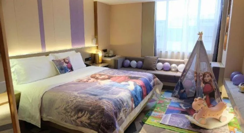Bed in Lavande Hotel Zhongshan Shiqi Daxinxinduhui North Zhongshan Station