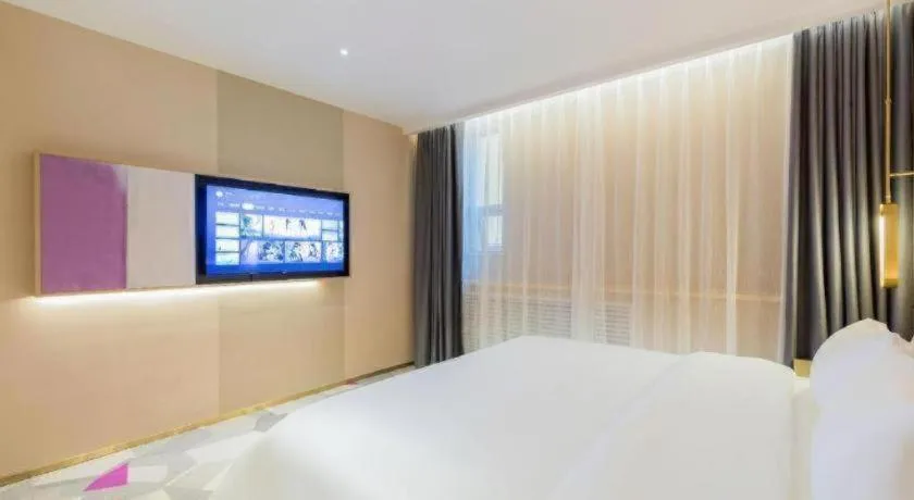 Bed in Lavande Hotel Beijing Industry University Metro Station