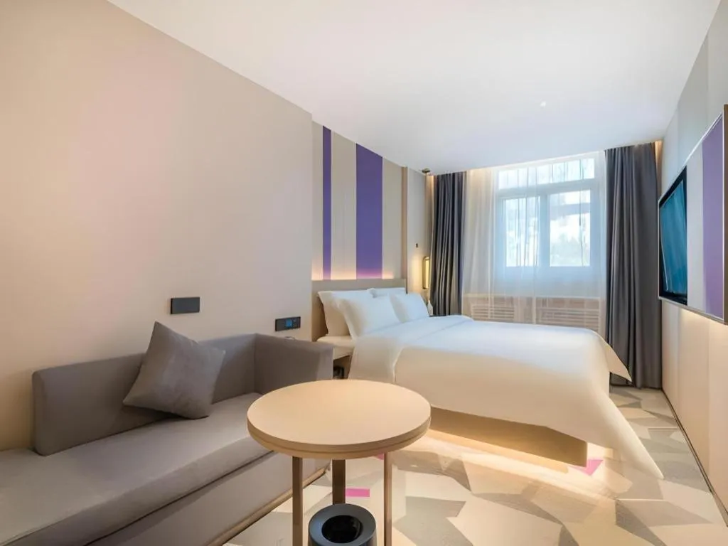 Bed in Lavande Hotel Beijing Industry University Metro Station