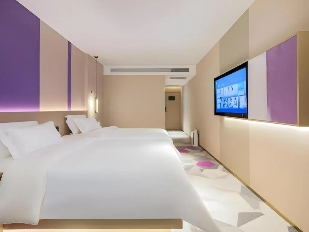 Bed in Lavande Hotel Beijing Industry University Metro Station