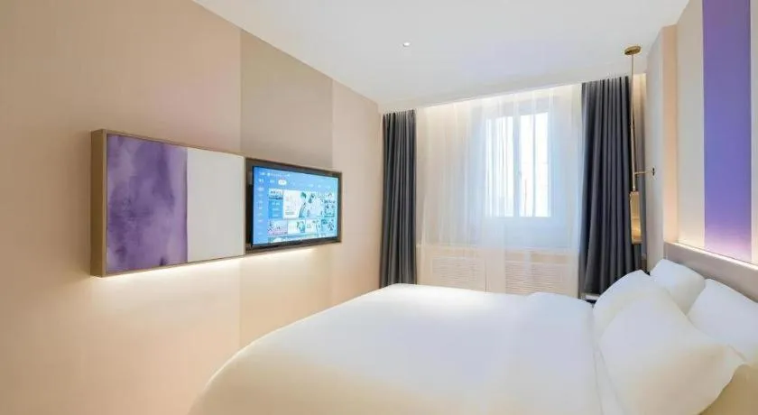 Bed in Lavande Hotel Beijing Industry University Metro Station