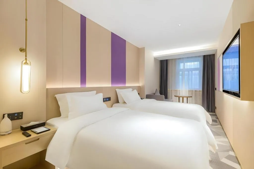 Bed in Lavande Hotel Beijing Industry University Metro Station