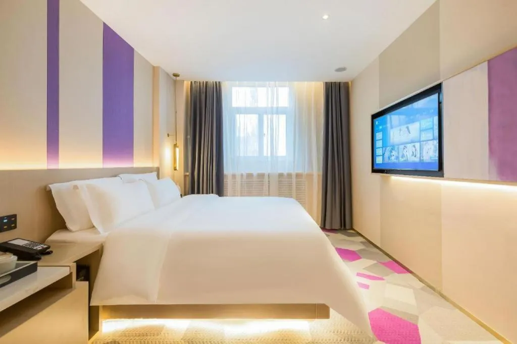 Bed in Lavande Hotel Beijing Industry University Metro Station