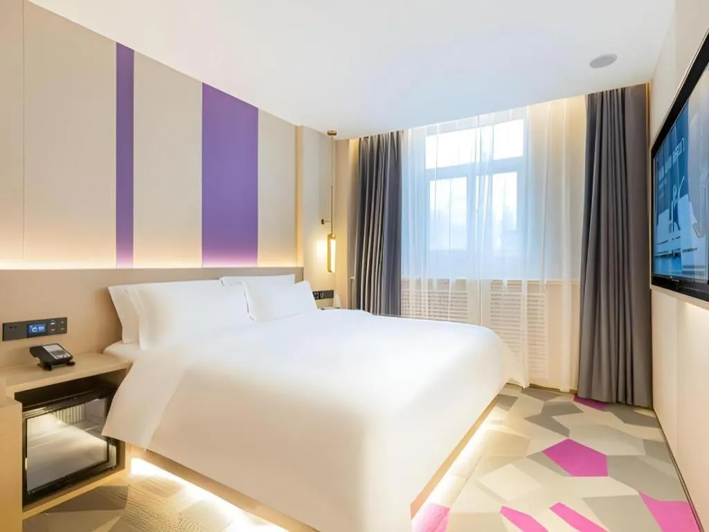 Bed in Lavande Hotel Beijing Industry University Metro Station