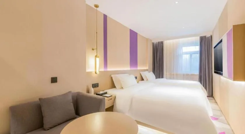 Bed in Lavande Hotel Beijing Industry University Metro Station