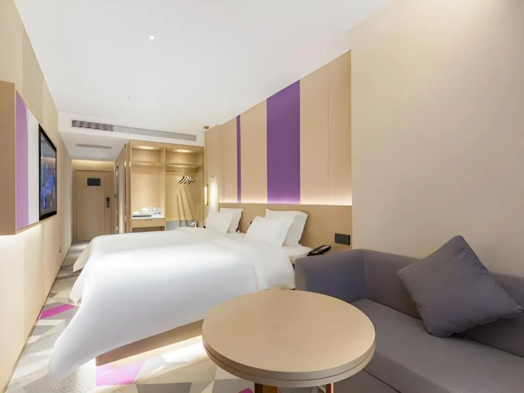 Bed in Lavande Hotel Beijing Industry University Metro Station