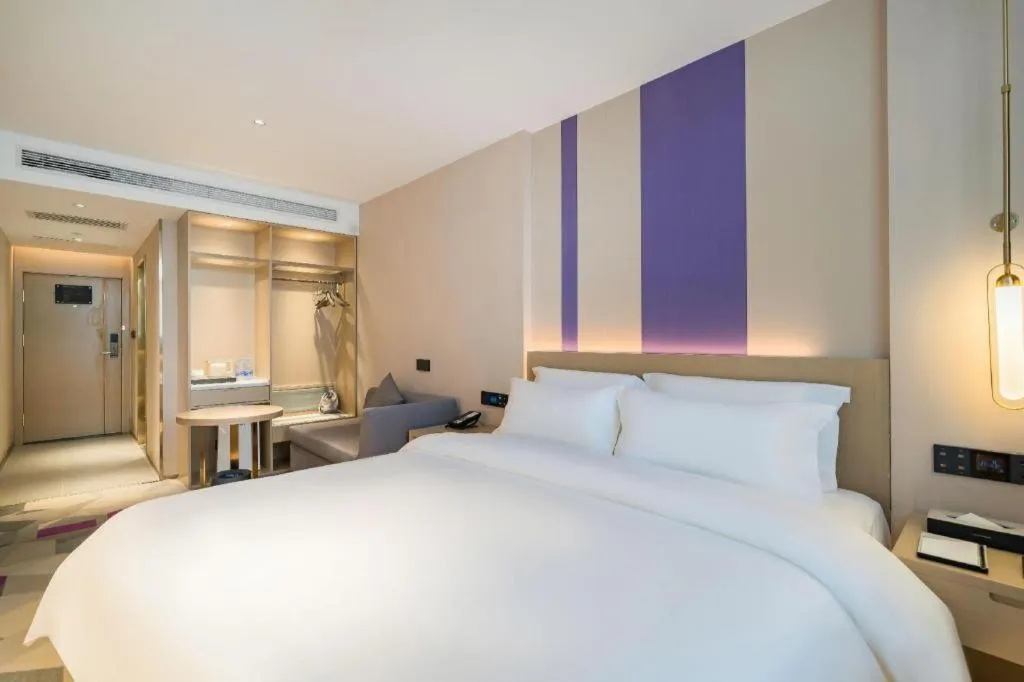 Bed in Lavande Hotel Beijing Industry University Metro Station