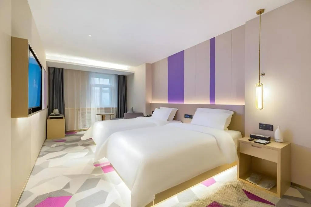 Bed in Lavande Hotel Beijing Industry University Metro Station