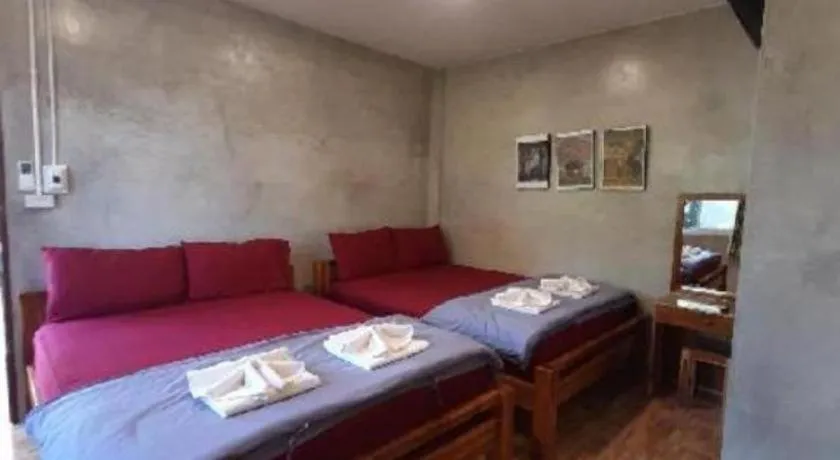 Bed in HotelBanAunirukChiangrai