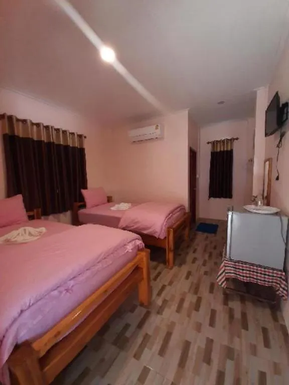 Bed in HotelBanAunirukChiangrai