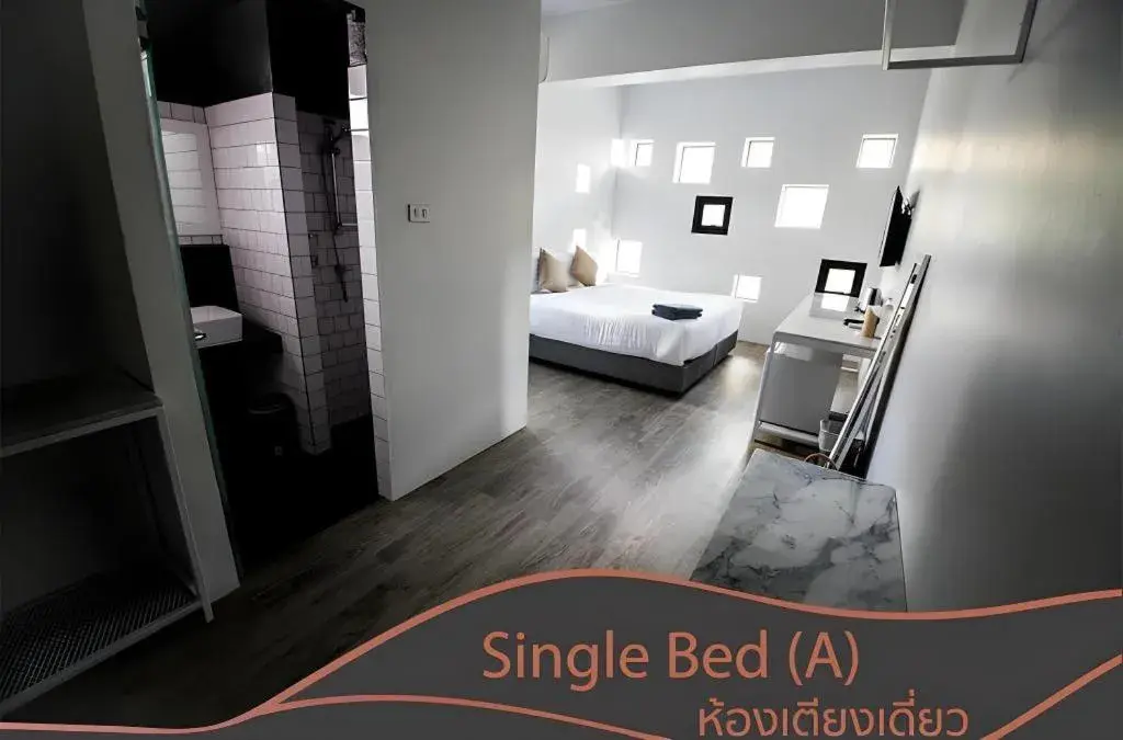 Bed in Kaoseng Rockhill Hotel Bed in Kaoseng Rockhill Hotel