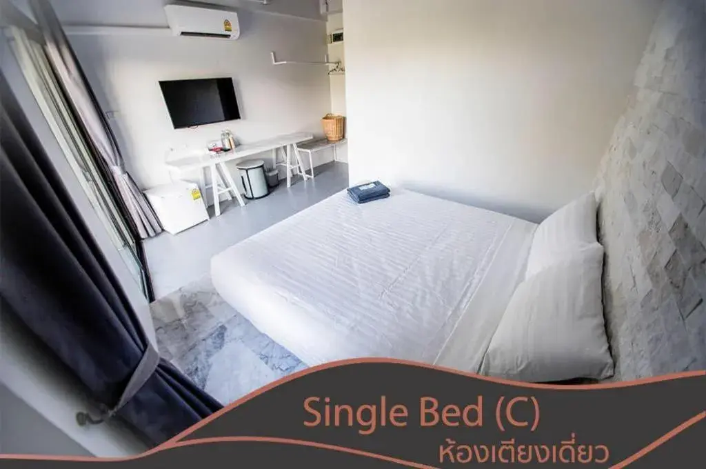 Bed in Kaoseng Rockhill Hotel Bed in Kaoseng Rockhill Hotel