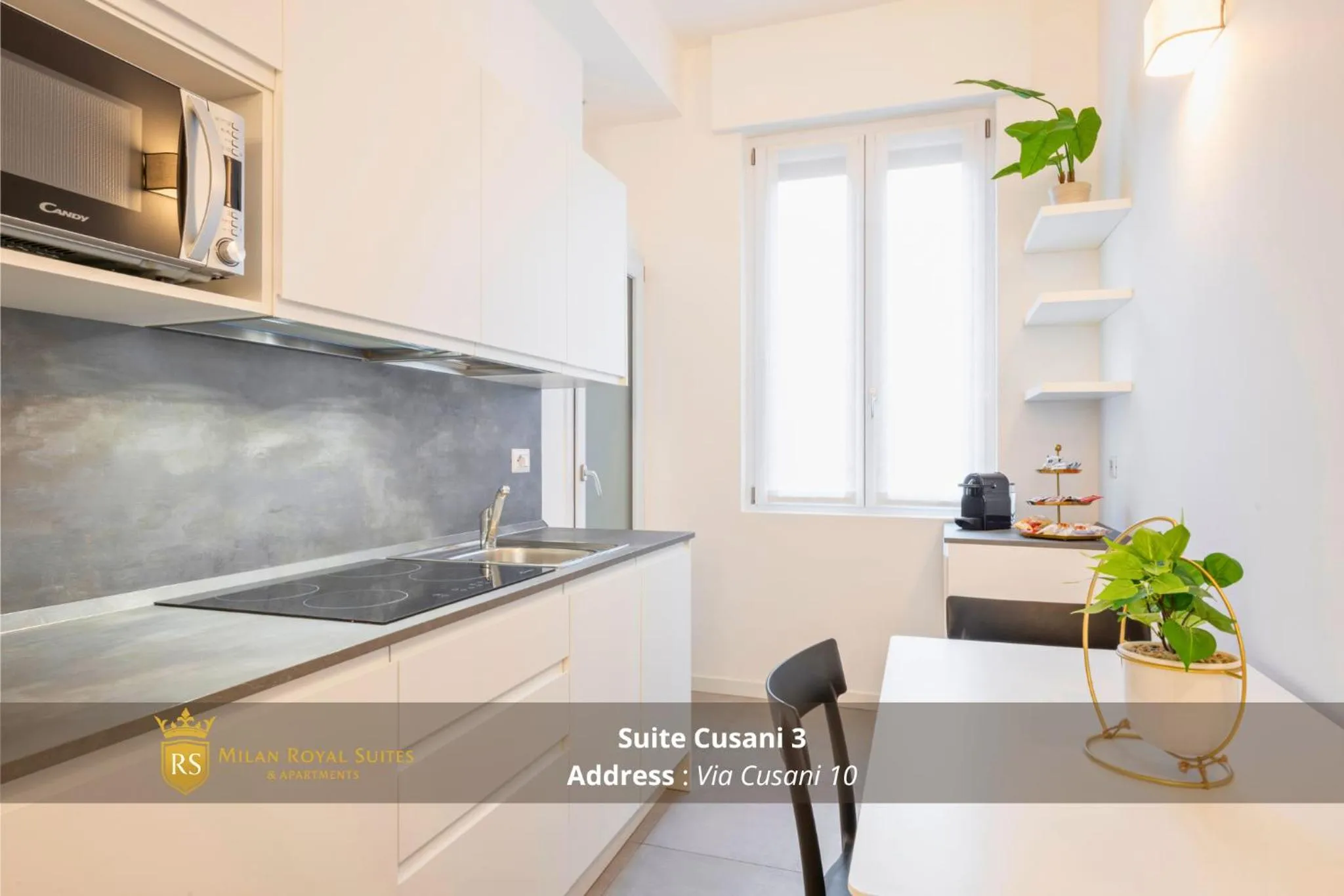 Kitchen or kitchenette in Milan Royal Suites - Centro Brera