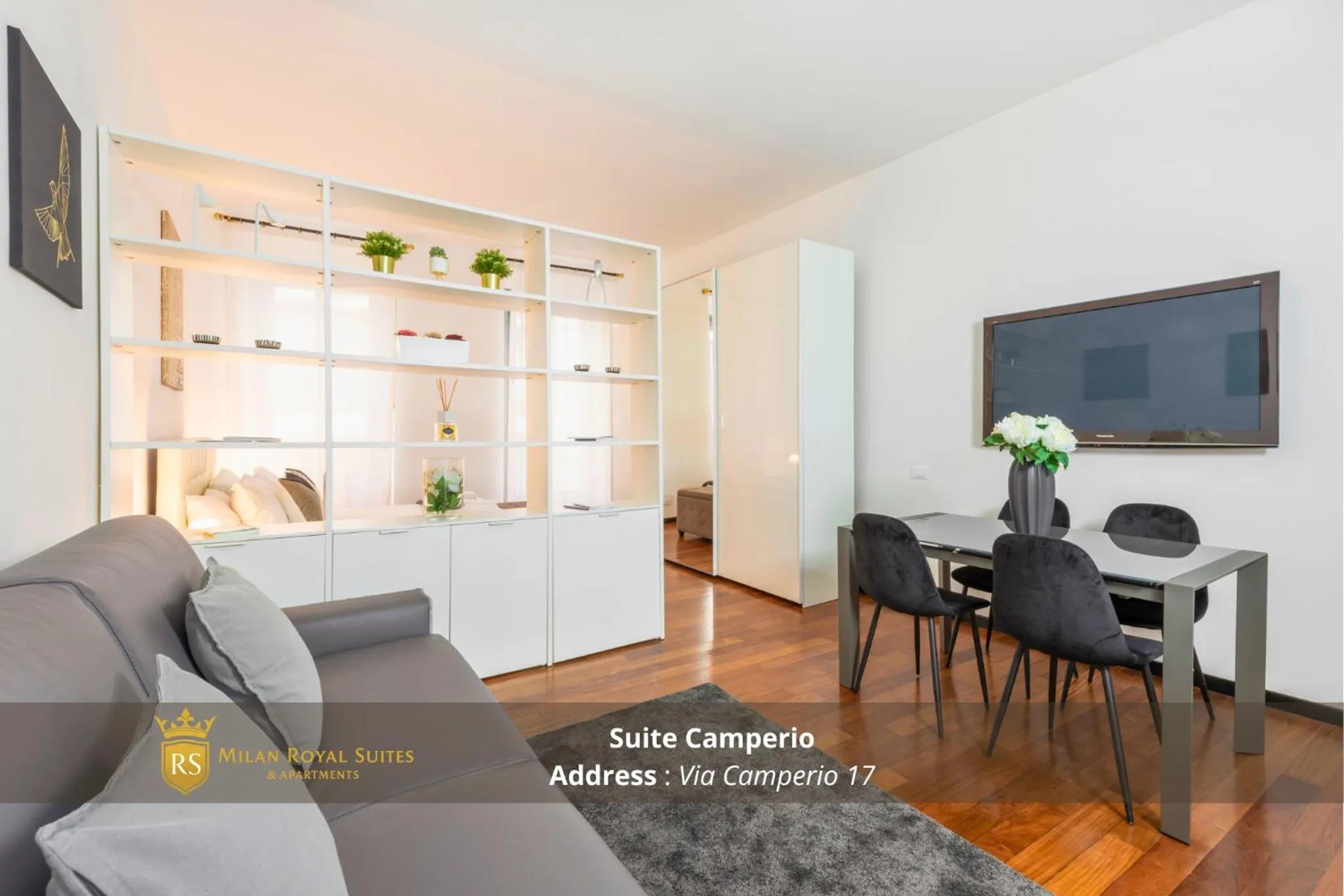 TV and multimedia in Milan Royal Suites - Centro Brera